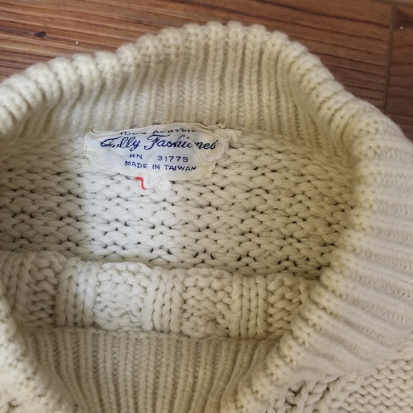 "Fully Fashioned" Cable Knit Sweater (s/m) - Picture 3 of 8